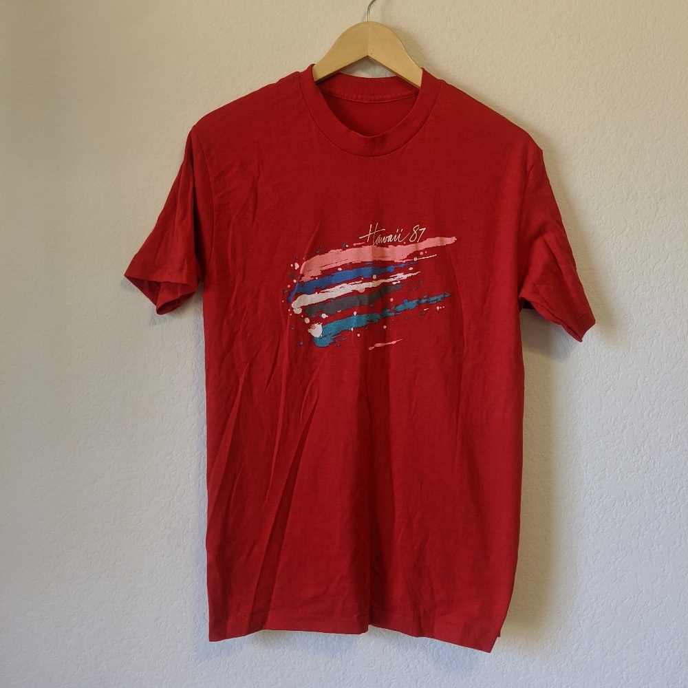 Vintage 80s single stitch Hawaii tee shirt